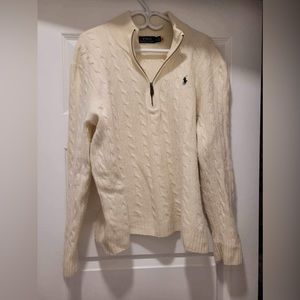 Men’s Cable-Knit Wool & Cashmere Sweater